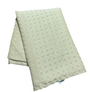 JCP  Georgette Gold large rectangular 118x90 DAMASK TABLECLOTH